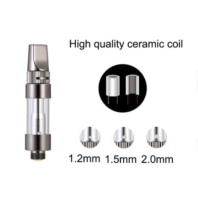 0.8ml Delta 8 510 Thread Cartridge Round Ceramic Tip THC Vape Cartridge