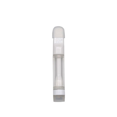 Leakproof Lead Free Flat Tip THC CBD Vape Atomizer 1.5mm Hole Pure White