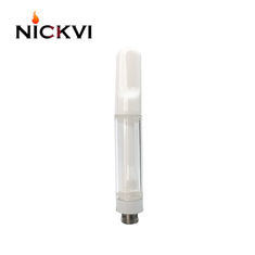 NICKVI Glass Tank Thick Oil 510 Thread Flavour Vape White Label Flat Mouthpiece