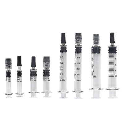 CBD Cartridge Oil Glass Medical Disposable Syringe 0.5ml
